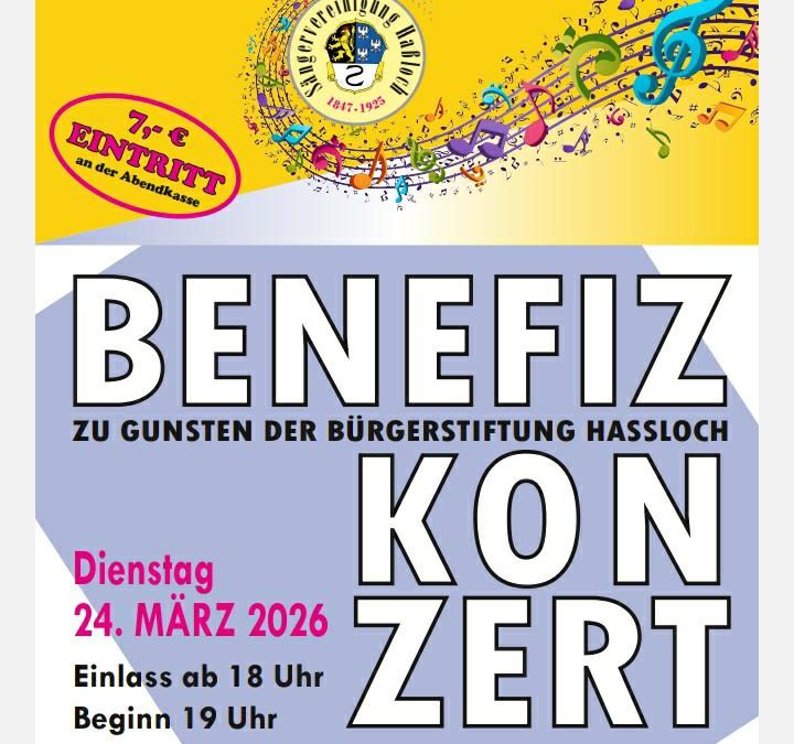 Benefizkonzert der Sängervereinigung Haßloch