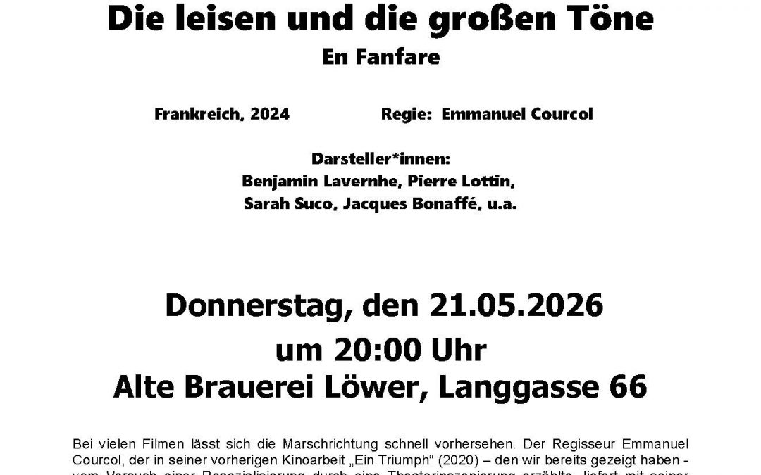 Dorfkino „Die leisen und die großen Töne“